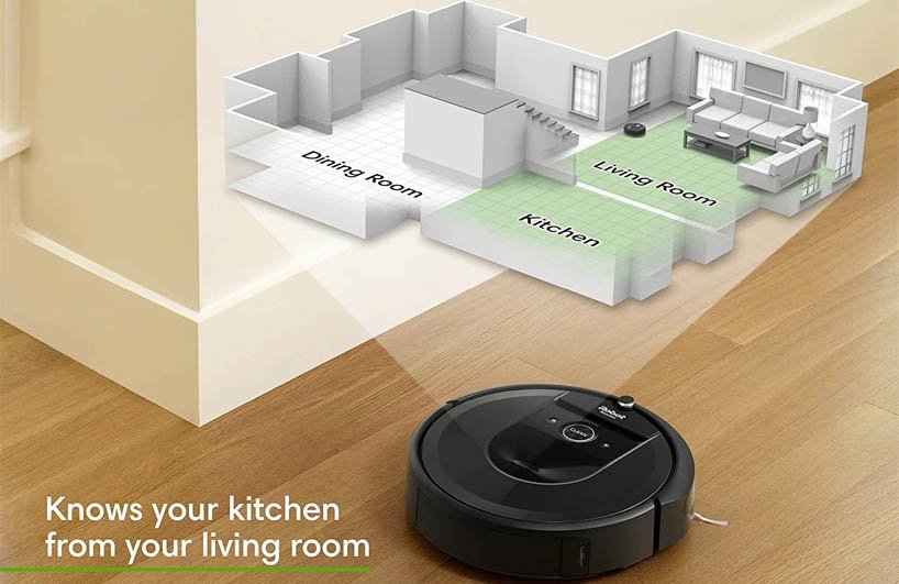 robot hút bụi có vẽ bản đồ