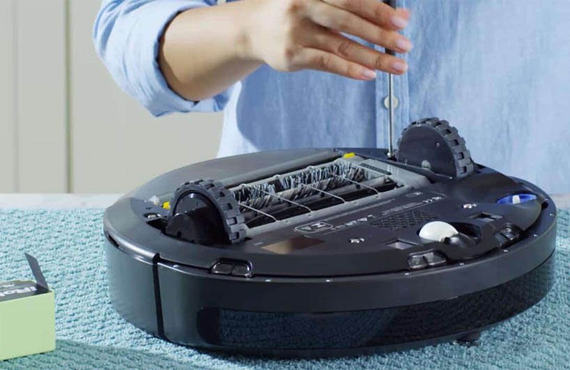 cách thay pin iRobot Roomba