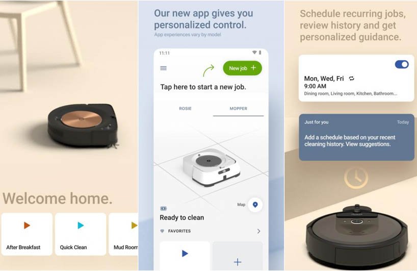 robot hút bụi kết nối wifi