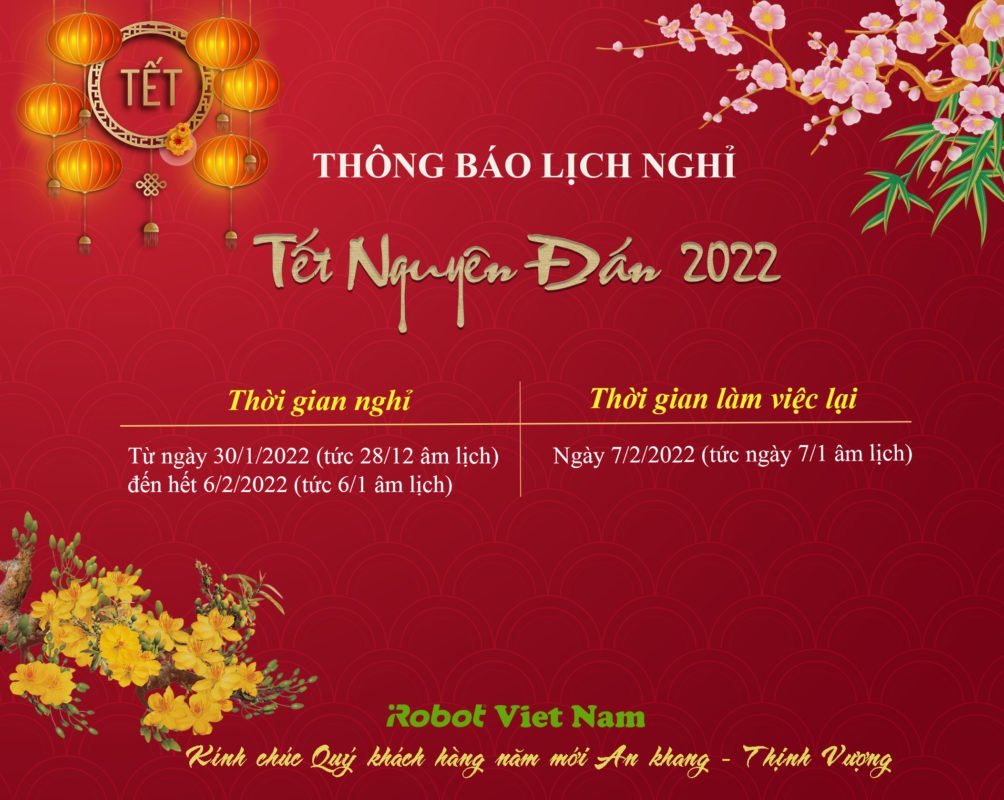 thông báo nghỉ tết