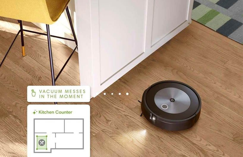 robot hút bụi Roomba tránh nước không?