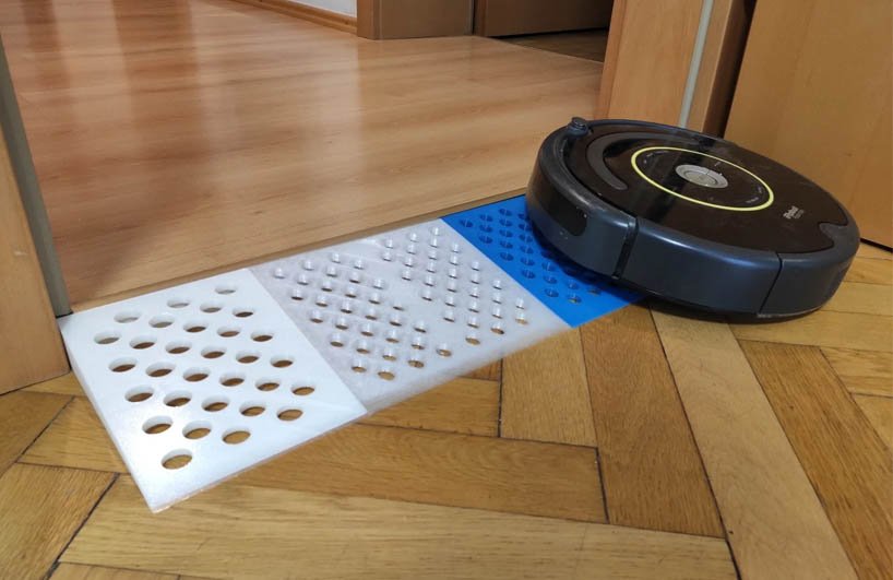 Cách giúp Roomba vượt gờ cửa