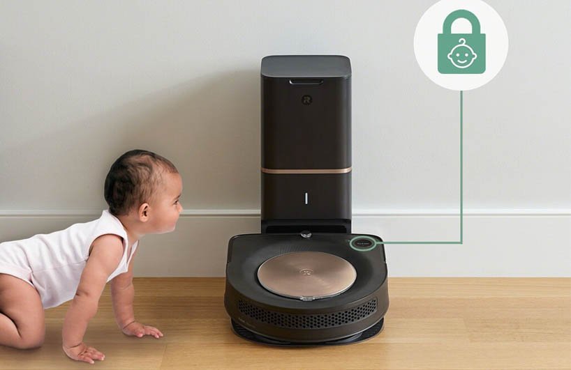 robot hút bụi tự đổ rác
