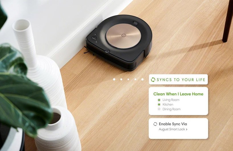 robot hút bụi làm sạch góc