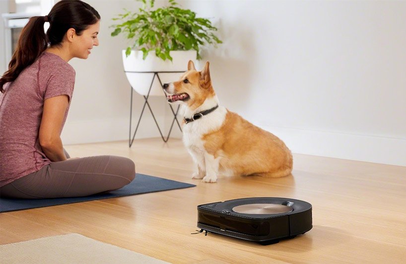 robot hút bụi làm sạch góc