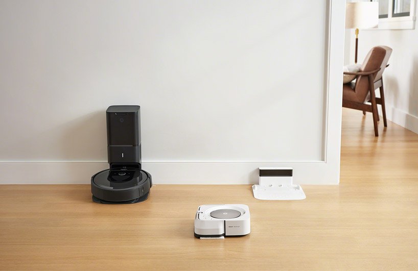 robot lau nhà Braava jet m6 và Roomba