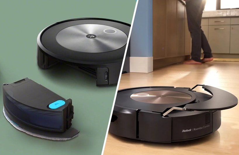 so sánh tính năng lau sàn của Roomba Combo j5 Plus và Combo j7 Plus
